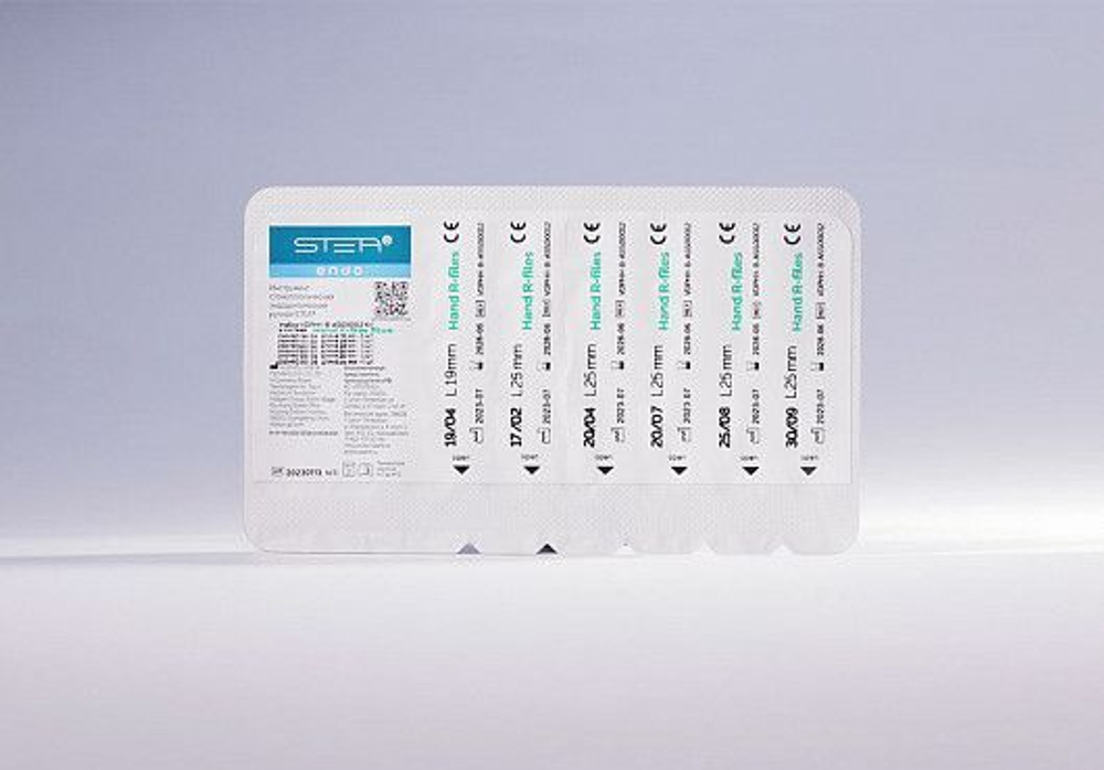 Ручной протейпер STEA Hand R-files Blue размер 17/.02, длина 25 мм - 6шт