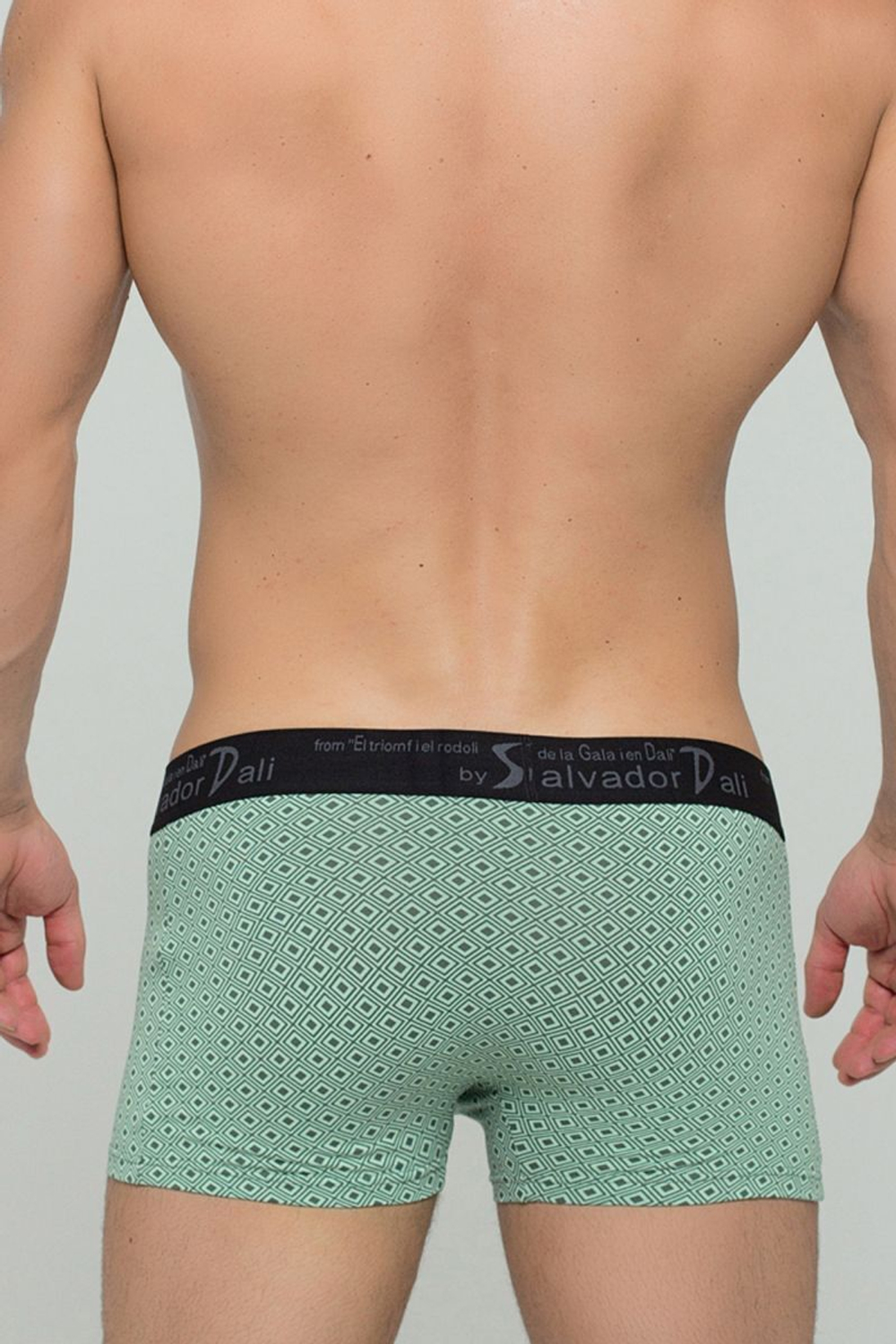 Мужские трусы-боксеры на широкой резинке (Размер: XL) (Цвет: серый)