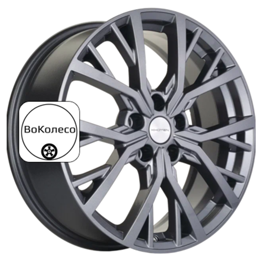 7x18/5x114,3 ET38 D67,1 KHW1806 (Outlander) Gray Khomen Wheels