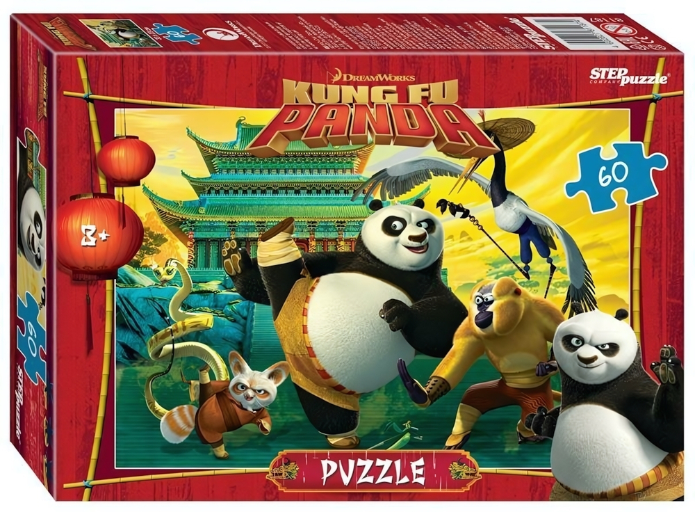 Пазл 60эл. "Кунг-фу Панда" 81187 (Степ пазл)
