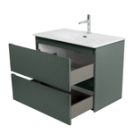 Тумба с раковиной подвесная BelBagno UNO-900-2C-SO-VO Еловый матовый, раковина белая BB-8099-90