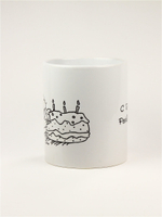 Кружка подарок сувенир "С днём рождения! Кот с тортом", на день рождения