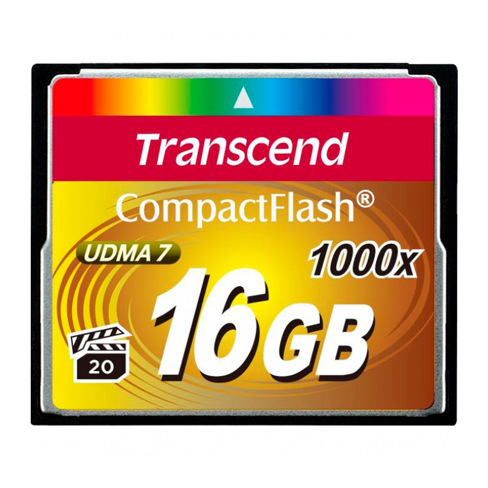 Карта памяти Transcend CompactFlash 1000x (Type I) 16Gb