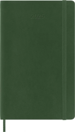 Ежедневник на 2025 год Moleskine Classic Soft (DSK1512DC3) 13х21см мягкая обложка зеленый