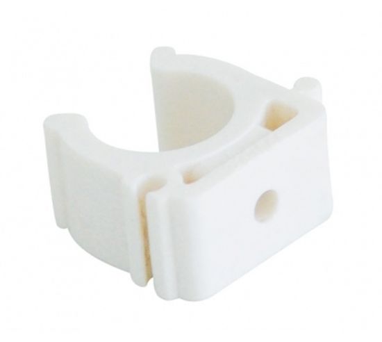 Крепление Kalde 20 полипропиленовое для труб (цвет белый) R.3592-bck-202201