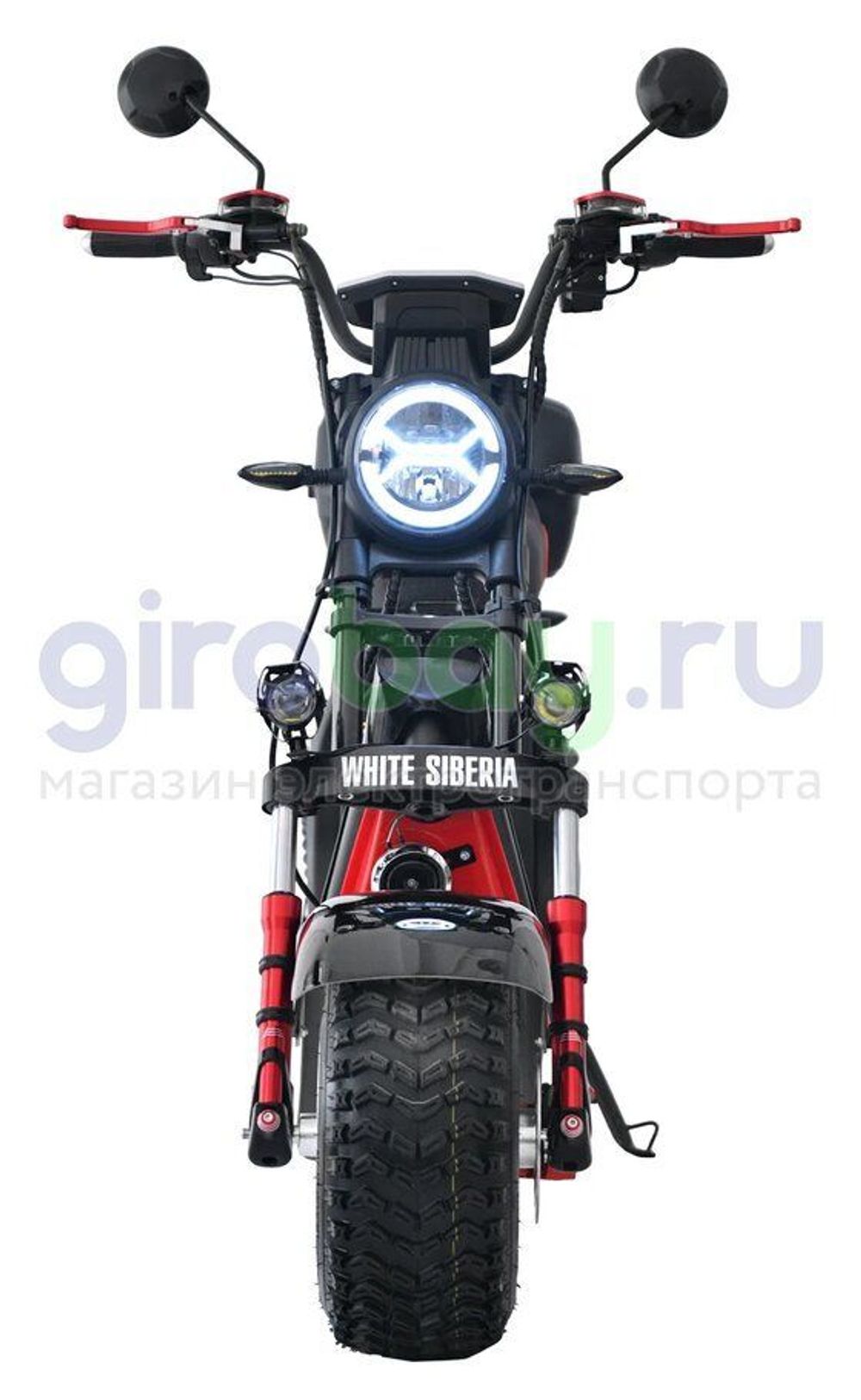 Электроскутер CityCoco WHITE SIBERIA PRO 2500w (Черный) фото 7 фото №12
