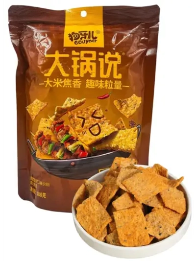 Рисовые чипсы со вкусом Барбекю 188 г