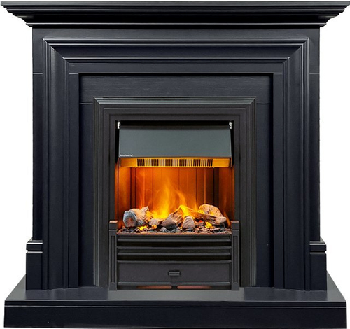 Каминокомплект Bradford - Серый графит с очагом Brookline Black