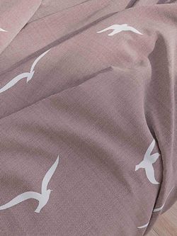 Простынь на резинке перкаль Сказка "Чайки" 180x200 см