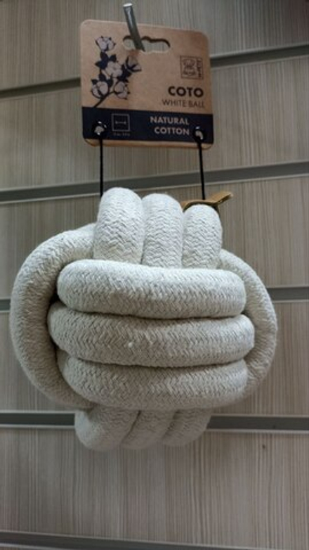 M-PETS Игрушка для собак СОТО мяч 15 см, цвет белый