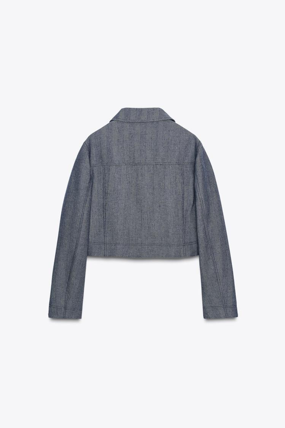 ZARA БЛЕЙЗЕР НА МОЛНИИ, СИНИЙ