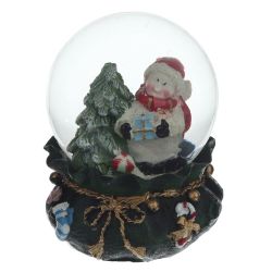 GAEM Фигурка декоративная "Снеговик" в стекл шаре, L6 W6 H8,5 см, 2в.