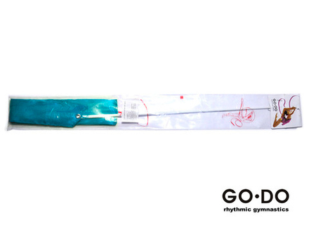 Лента гимнастическая с палочкой голубая GO DO :PD-02