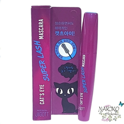 Тушь для ресниц Удлинение JIGOTT Cat's Eye Super Lash Mascara, 12 гр.