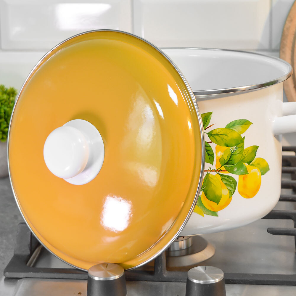 Кастрюля 5,5л "Грушевый сад"