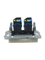 BRITE Розетка компьютерная двойная RJ45 кат.6 РК11-2-БрКр бежевый IEK