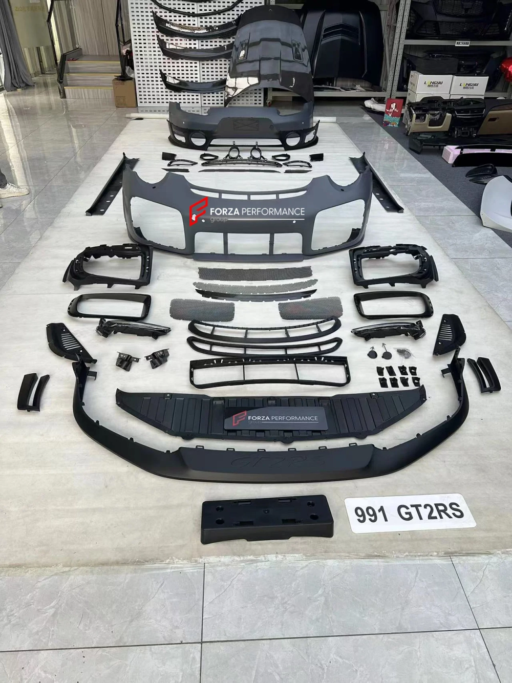 Обвес переделка в стиле GT2RS для PORSCHE 911 991.1 / 991.2 CARRERA узкий кузов 2011–2020