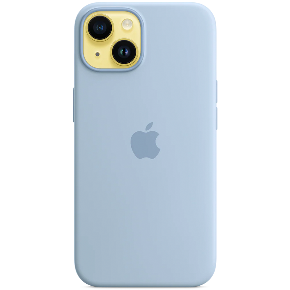 Силиконовый чехол с поддержкой MagSafe Apple Silicone Case для iPhone 14, Sky (Чистое небо)
