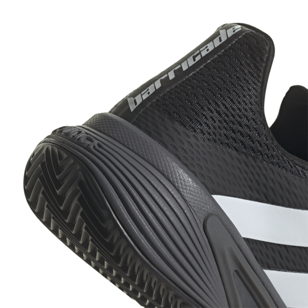 Мужские кроссовки теннисные Adidas Barricade M Clay - core black/cloud white/grey five