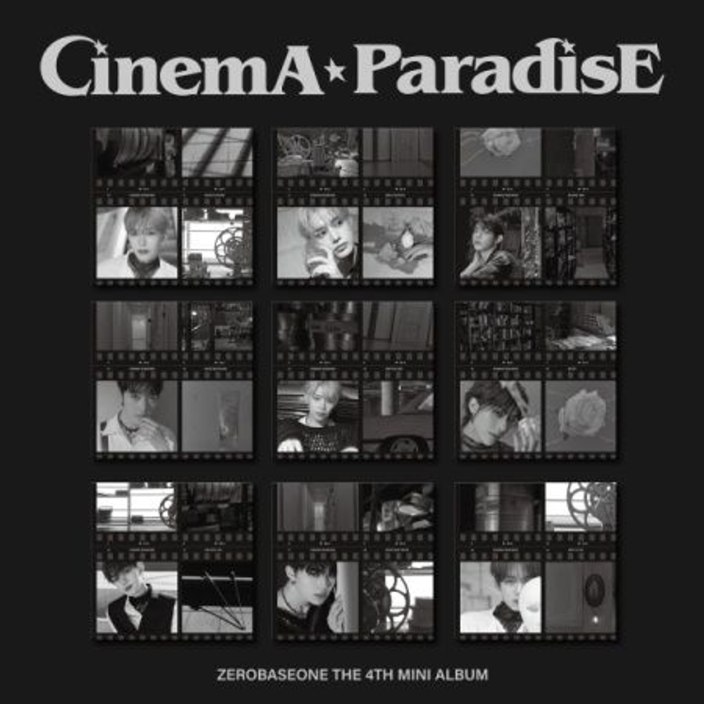 Альбом ZEROBASEONE - CINEMA PARADISE 4th Mini Album DIGIPACK 9 Version SET