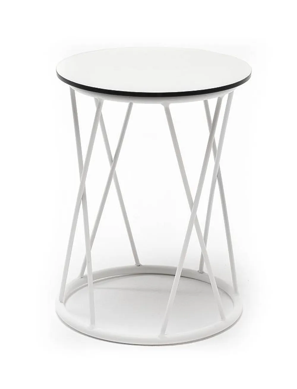 Белые журнальные столики из HPL