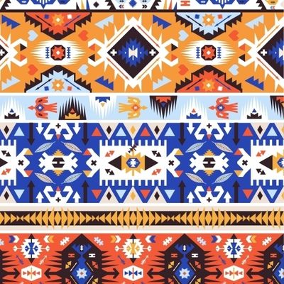 Tribal navajo seamless pattern