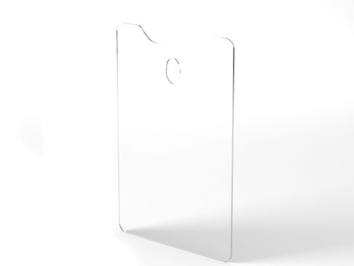 Палитра прямоугольная 300х200х3мм прозрачная