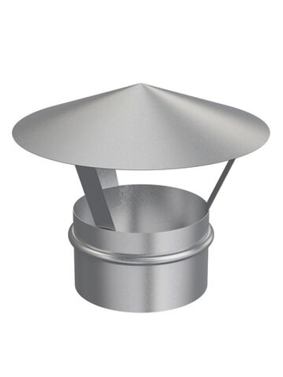 Зонт крышный RUG D125 оцинк.сталь ERA PRO