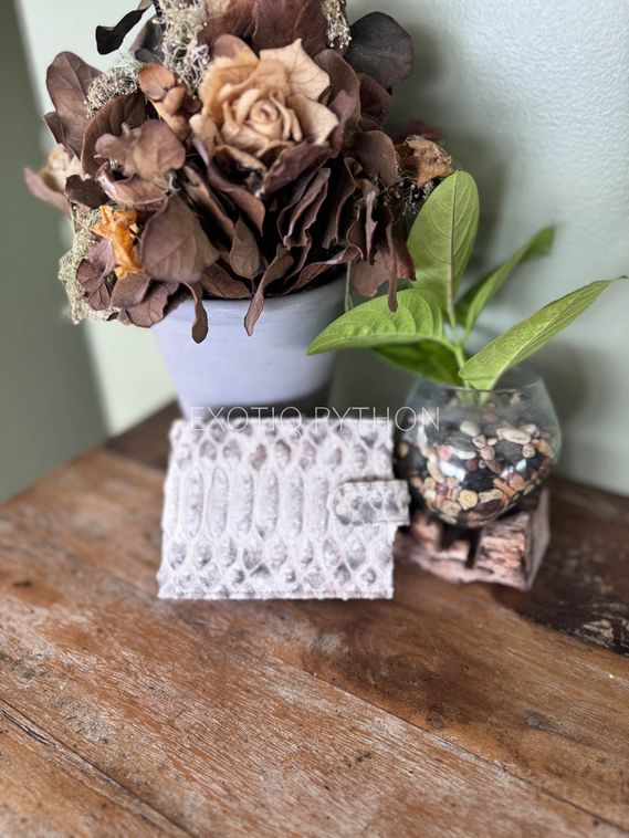 Бифолд кошелек из кожи питона WA-249