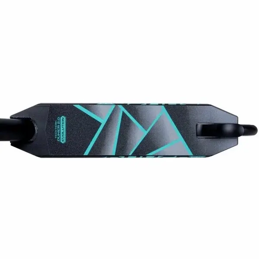 Самокат трюковой Tech Team Duker 2.0 черно-бирюзовый