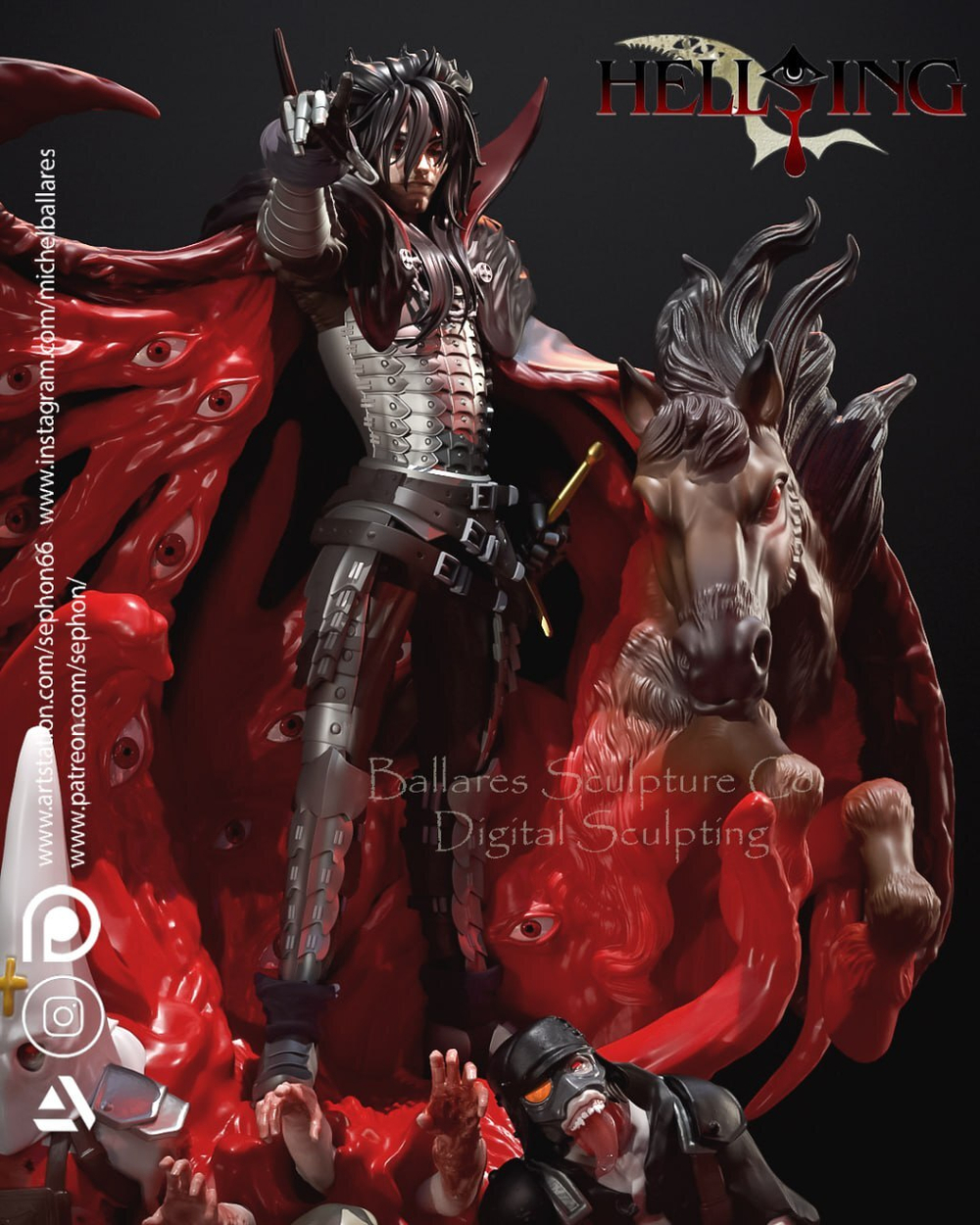 Фигурка Алукард Хеллсинг Alucard Hellsing