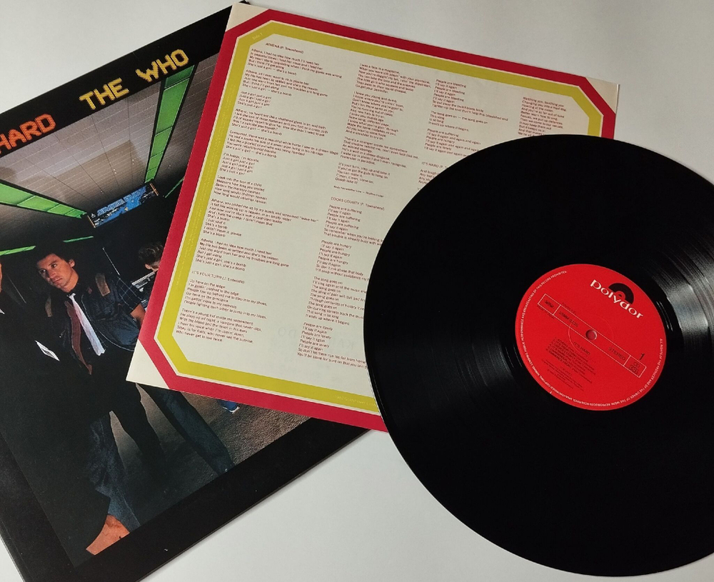 Винтажная виниловая пластинка LP The Who It's Hard (Japan 1982) (No Obi)