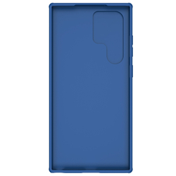 Чехол синего цвета от Nillkin для смартфона Samsung Galaxy S23 Ultra, серия CamShield Pro, с защитной шторкой для задней камеры