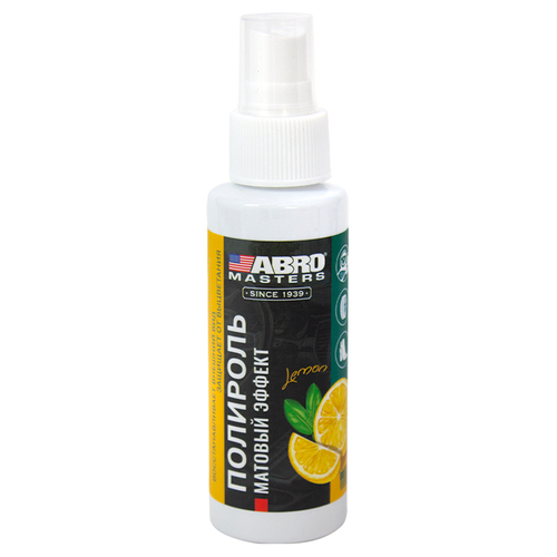 Полироль пластика матовый ABRO (100мл) спрей
