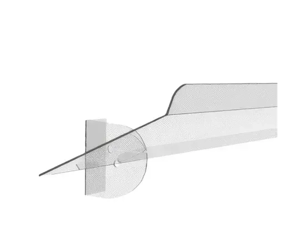 Экран-отражатель для кондиционера настенного типа (Арт. 1-3) 1100мм