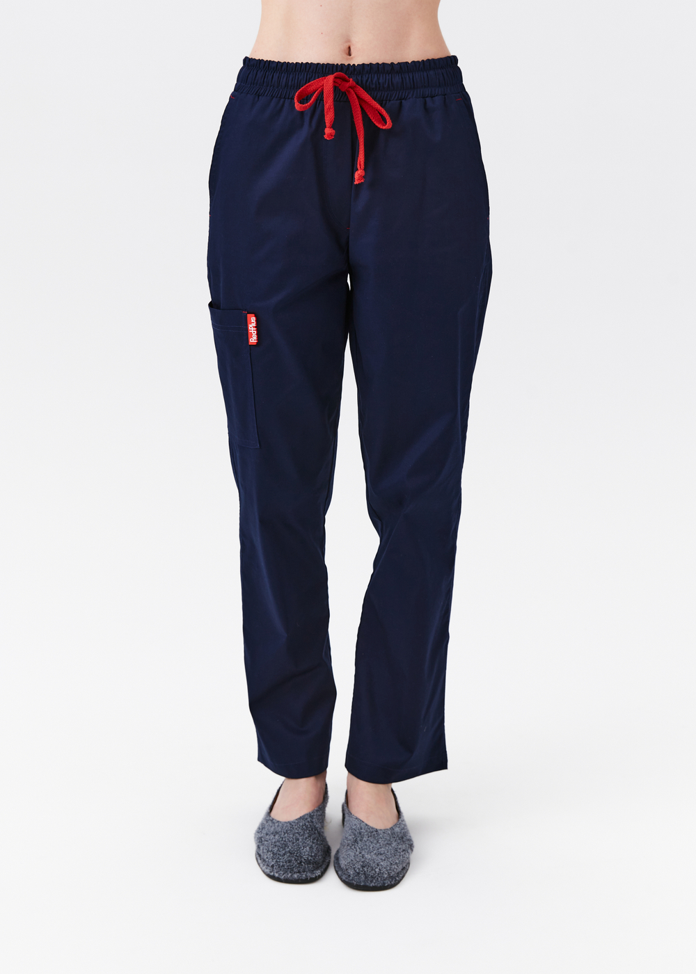 Брюки медицинские унисекс Ред Бейс, нэви хлопок