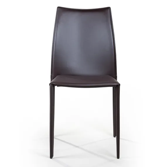 Стул Rolf темно-коричневая кожа