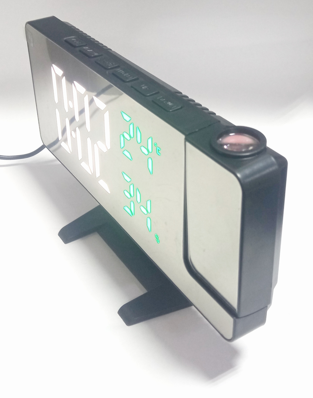 Часы с проекцией Gaosiio DS-3718LW белое свечение