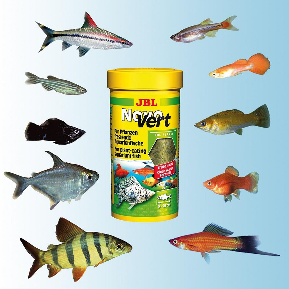 JBL NovoVert - корм для травоядных рыб (хлопья)