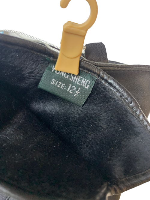 Yongsheng.Эко кожа. Подклад плюш-флис.Перчатки.Мужские.10 шт в упаковке.