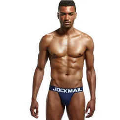 Мужские трусы джоки темно-синие JOCKMAIL JM4038-16