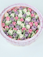 Коробка «Тюльпаны» 20 см