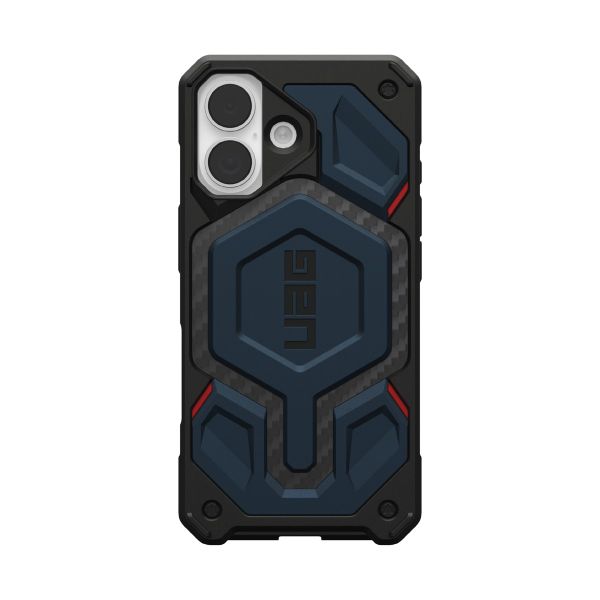 Чехол Uag Monarch Pro Case для iPhone 17, Красный | Carbon Fiber Mallard/Red