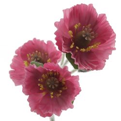 GAEM Цветок искусственный "Мак" (Real Touch), L15 W13 H70 см