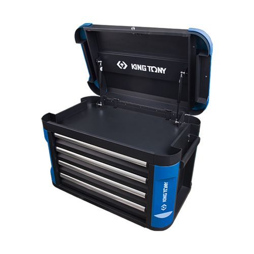KING TONY (87G11-4B-BK) Ящик инструментальный, 4 ящика и отсек