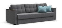 Диван прямой Атланта 3 SE Malmo серый