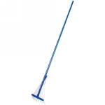 Грабли веерные проволочные 15 зубьев раздвижные с металлической ручкой 12300*170мм