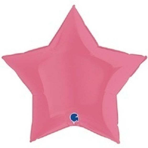 Г Шар звезда 36" / 91 см Пастель Bubble Gum бабл гам розовый (БГ-150)