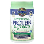 Garden of Life, RAW Protein & Greens, формула с органическими растениями, ваниль, 550 г (19,40 унции)