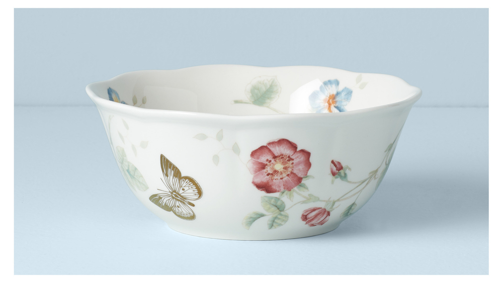 Салатник 1л Lenox Бабочки на лугу золото